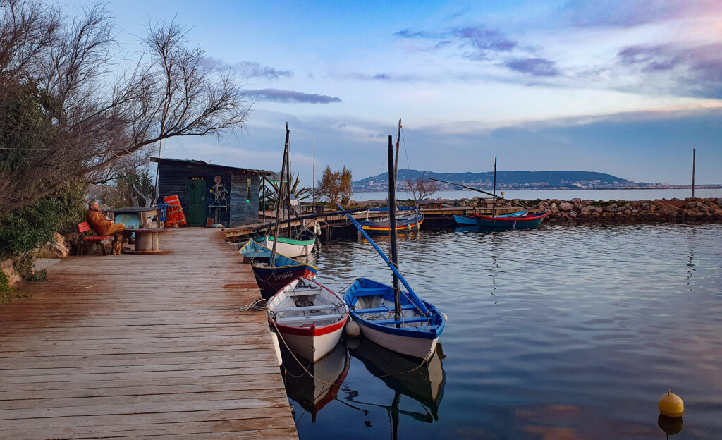 Port de Bouzigues à l'étang de thau
