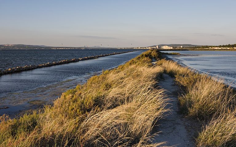 Le lido de l'étang de thau